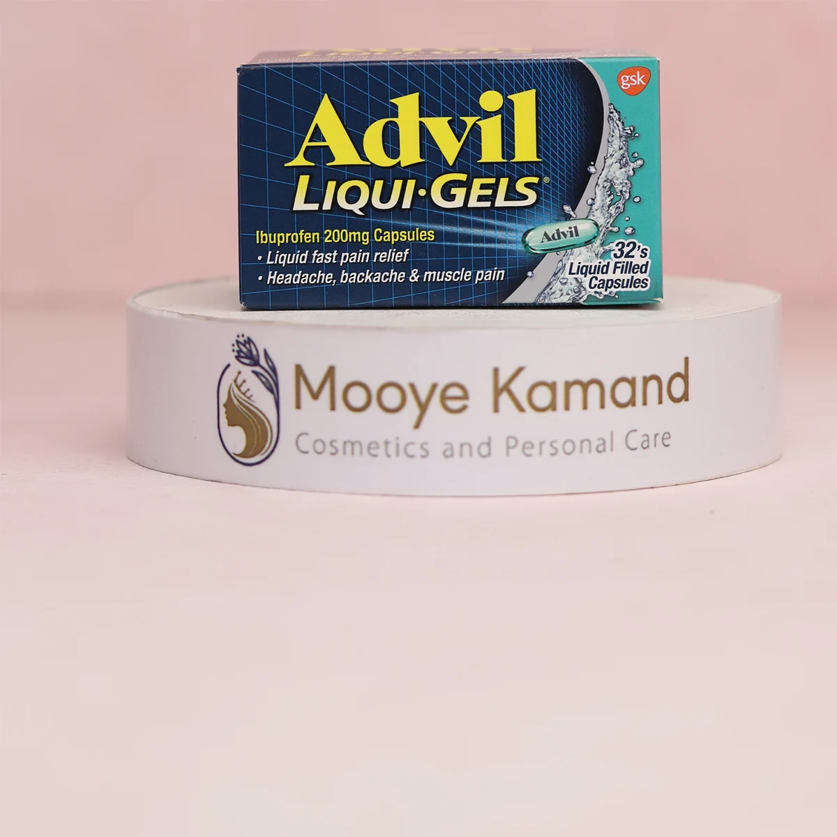 Advil-Liqui-Gels-Ibuprofen-200mg-32-Capsules-BG1-Front-English کپسول ژلی ادویل - تصویر 1